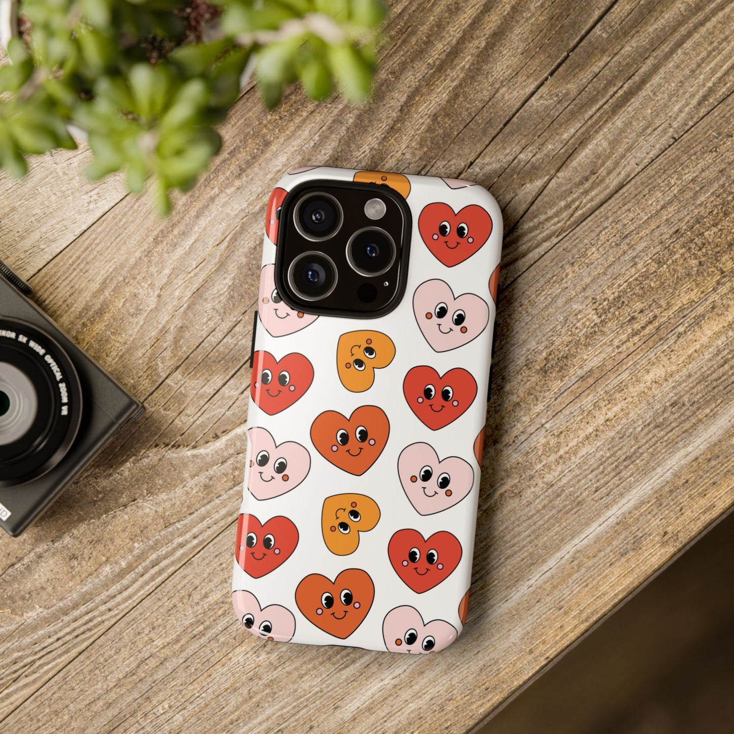 Retro Heart Shockproof Phone Case