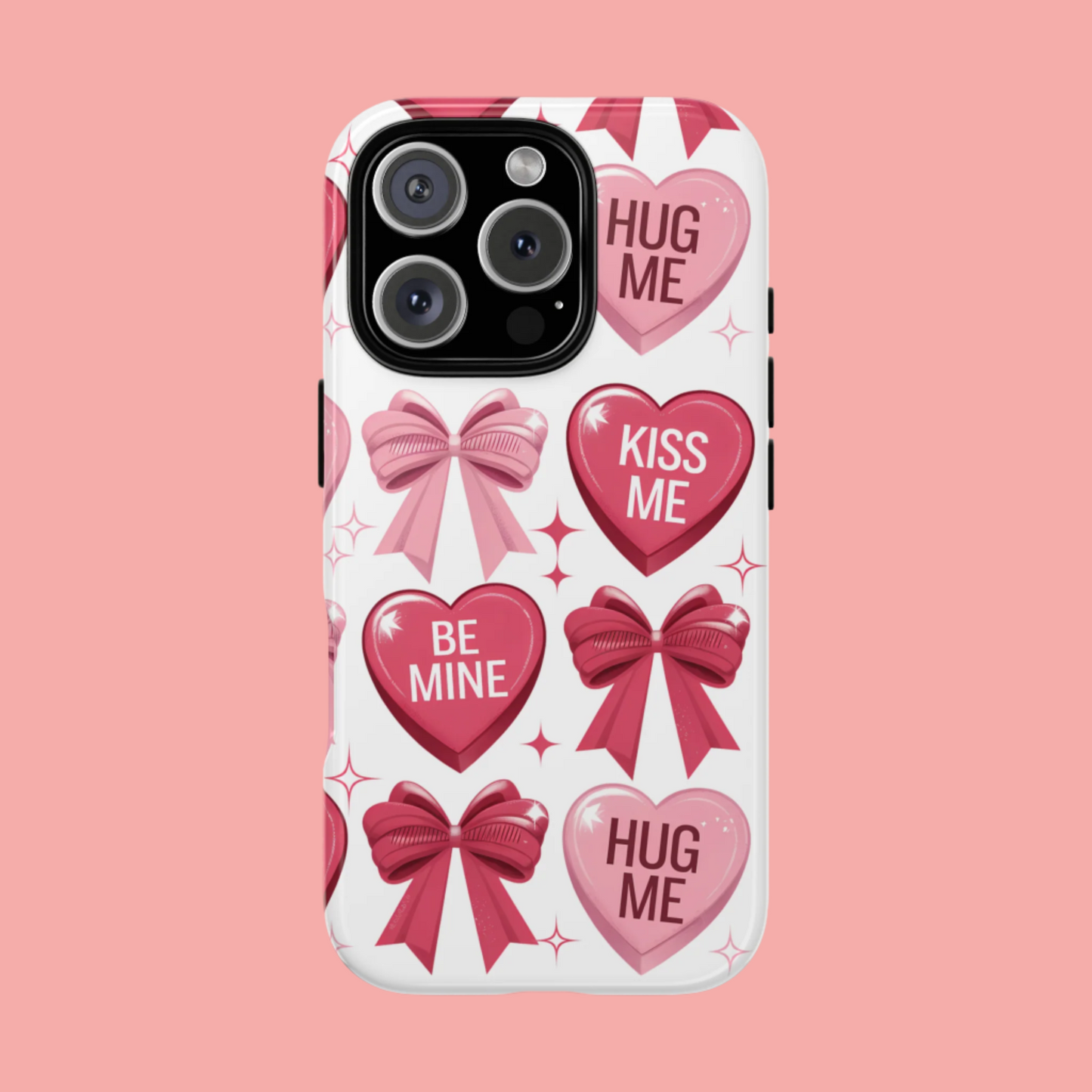 Pink Valentine Shockproof Phone Case