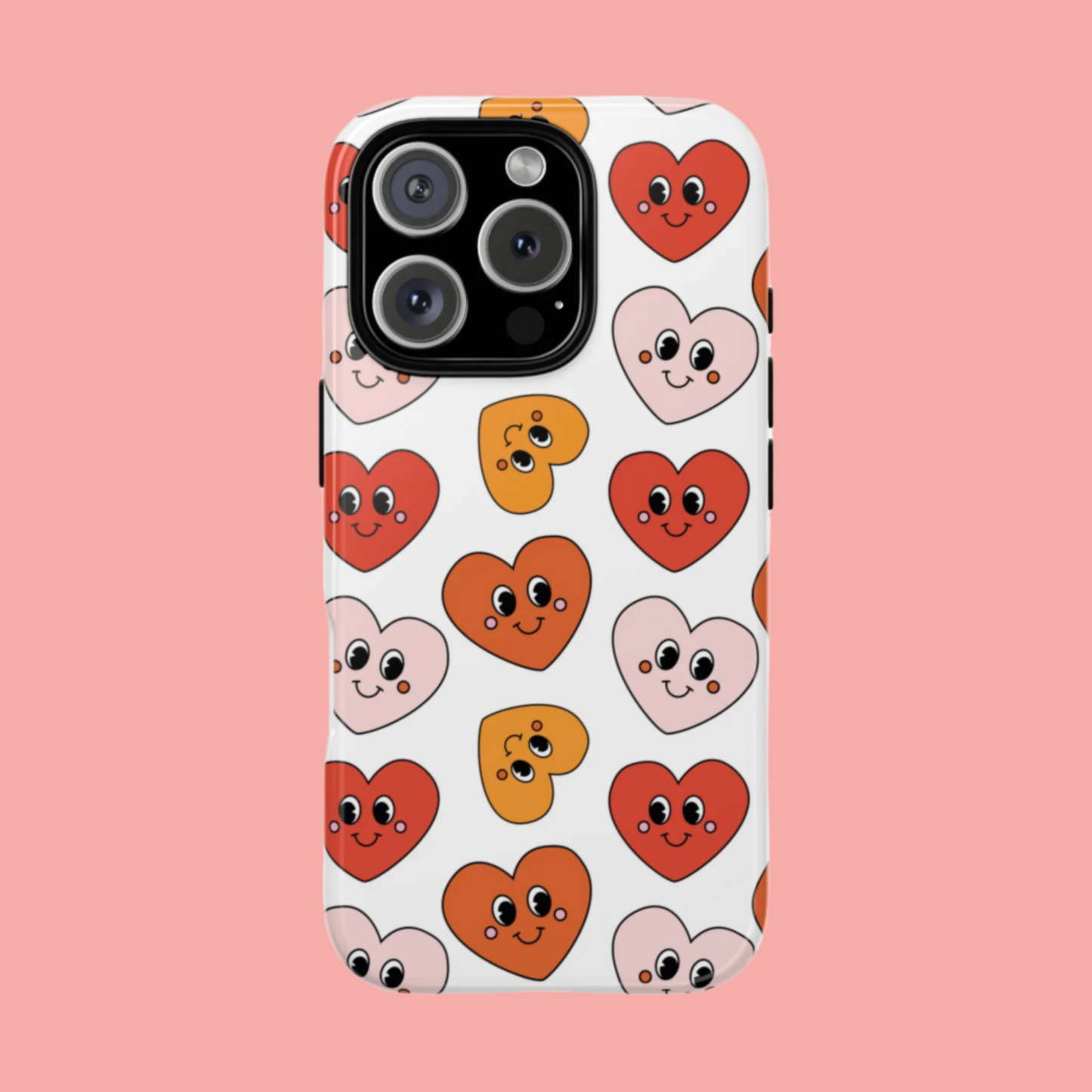 Retro Heart Shockproof Phone Case