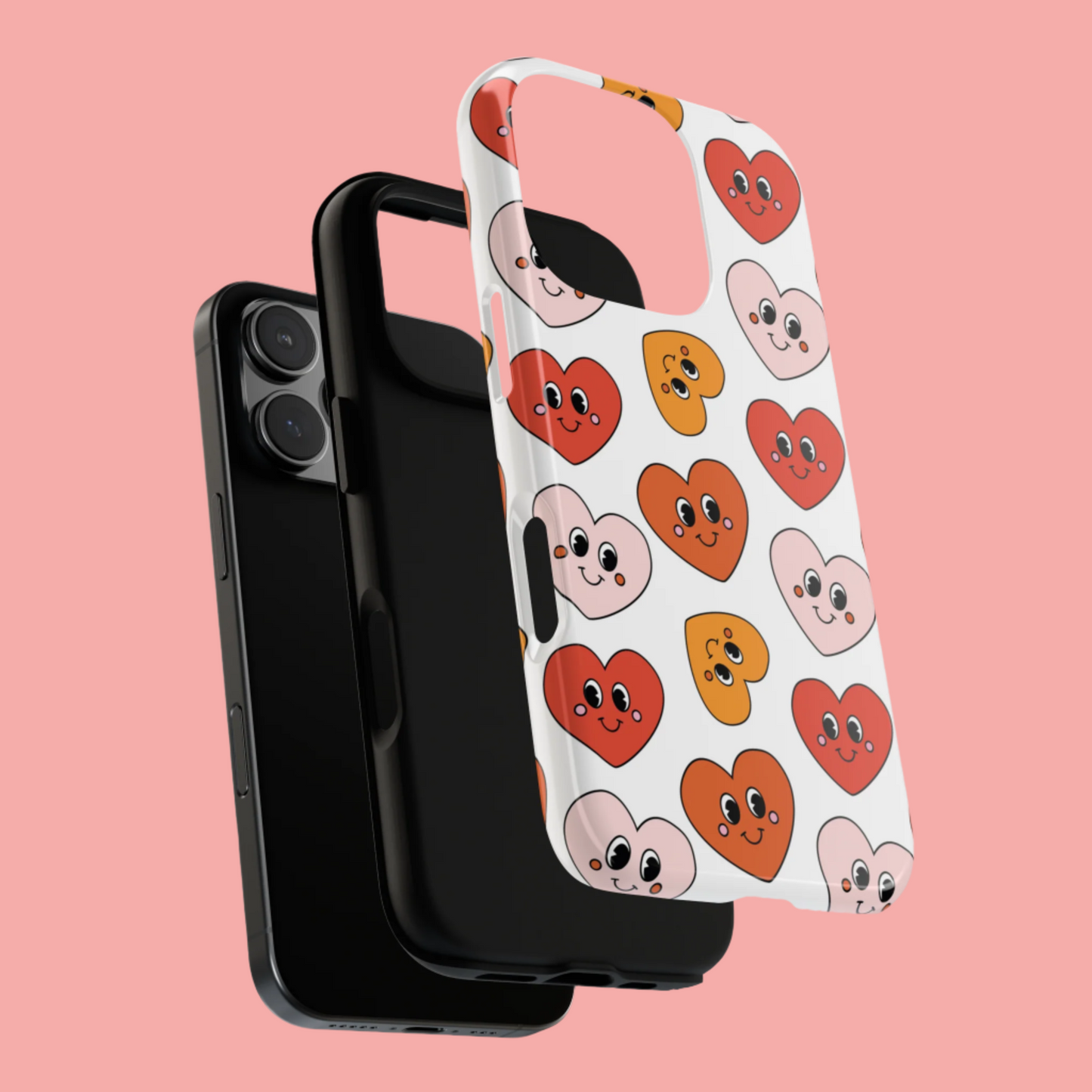 Retro Heart Shockproof Phone Case