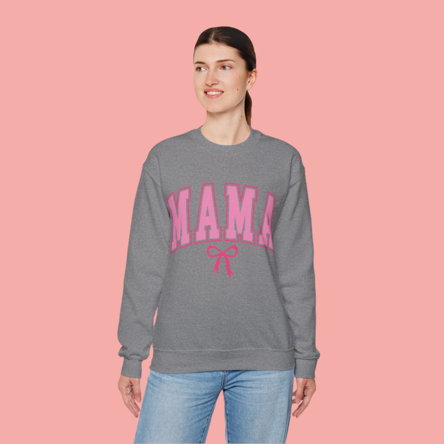 Pink Bow Mama Jumper