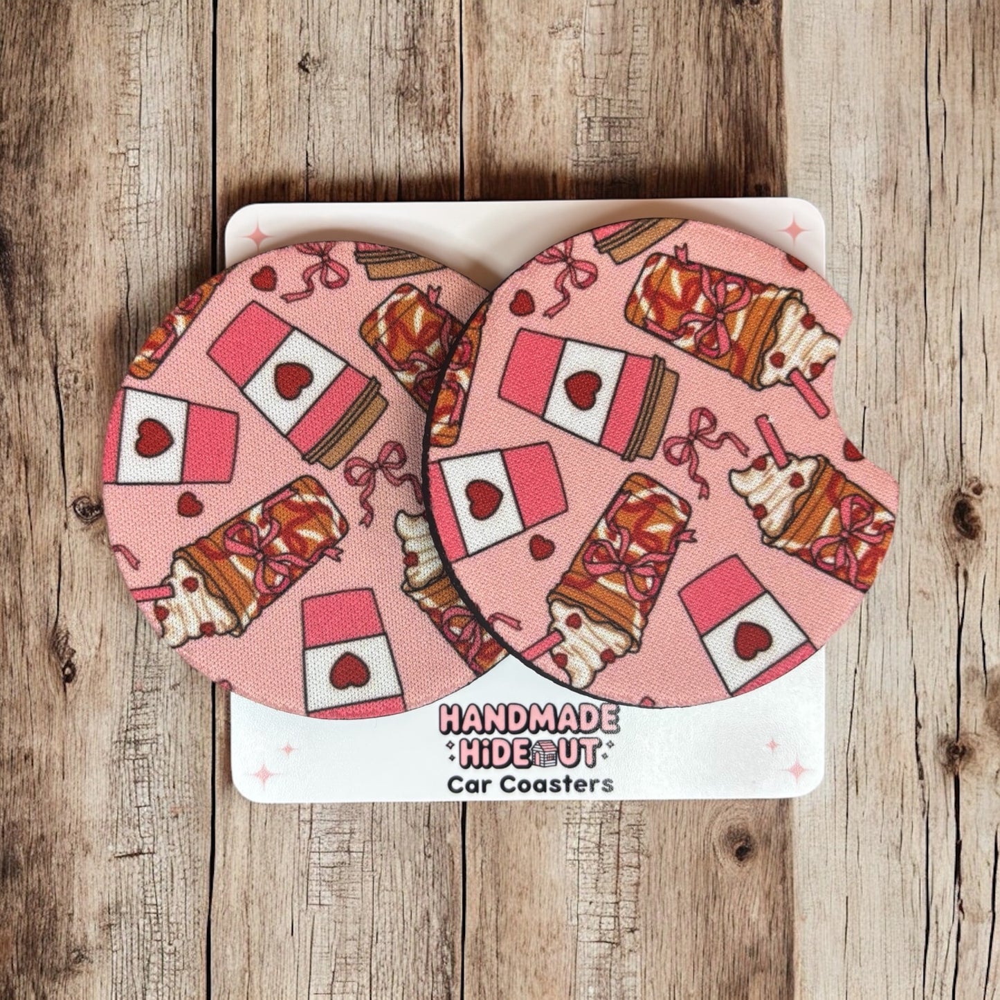 Coffee Lover Car Coasters